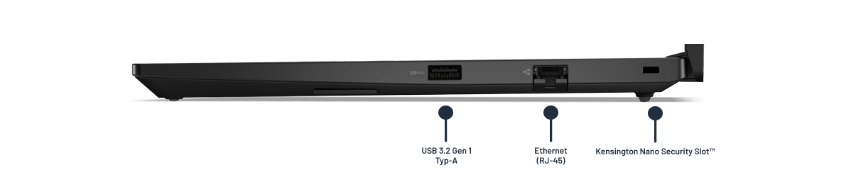 Lenovo ThinkPad E14 Gen 5 input ports